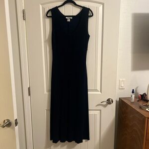 Vintage Navy Maxi Dress